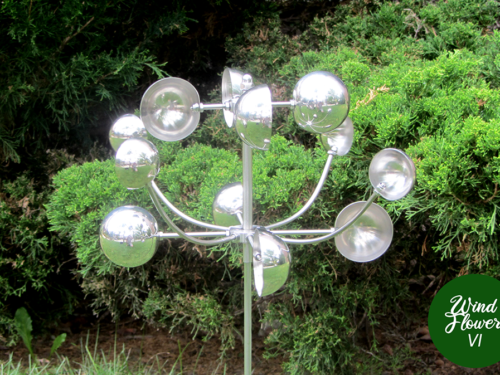 Kinetic Wind Flower Kinetic Garden Spinner VII
