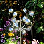 wind sculptures , garden art, metal yard art , wind spinners, wind sculptures , kinetic wind sculpture , garden decoration , kinetic wind spinners, wind flower