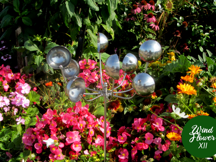 Kinetic Wind Flower Kinetic Garden Spinner XII