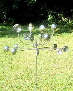 Kinetic Metal Wind Flower Spinner VI