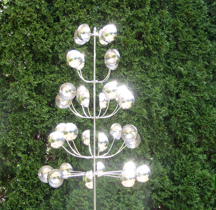 Pine Tree Wind Sculpture Wind Spinner