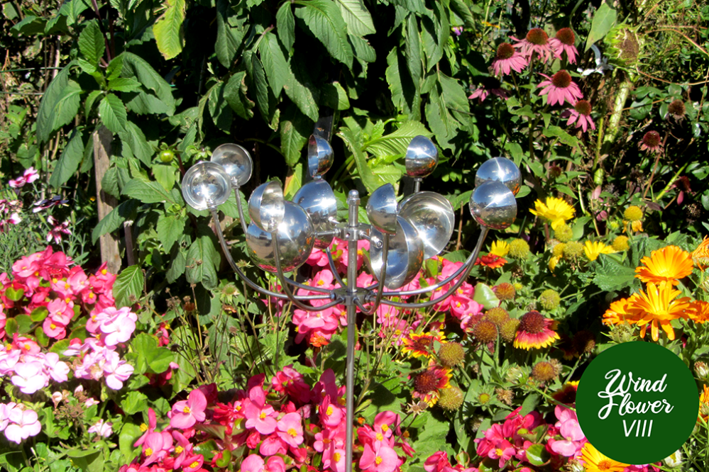 Kinetic Wind Flower Kinetic Garden Spinner VIII