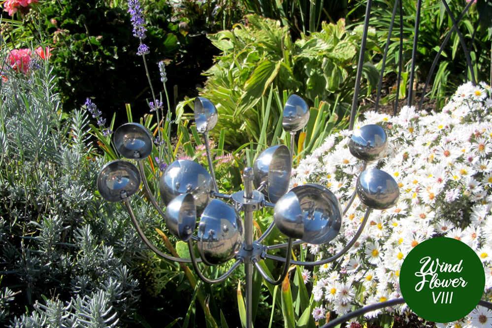 Kinetic Wind Flower Kinetic Garden Spinner VIII