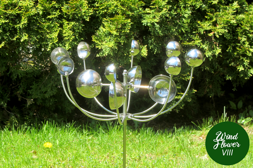 Kinetic Wind Flower Kinetic Garden Spinner VIII