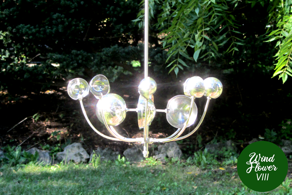 Kinetic Wind Flower Kinetic Garden Spinner VIII
