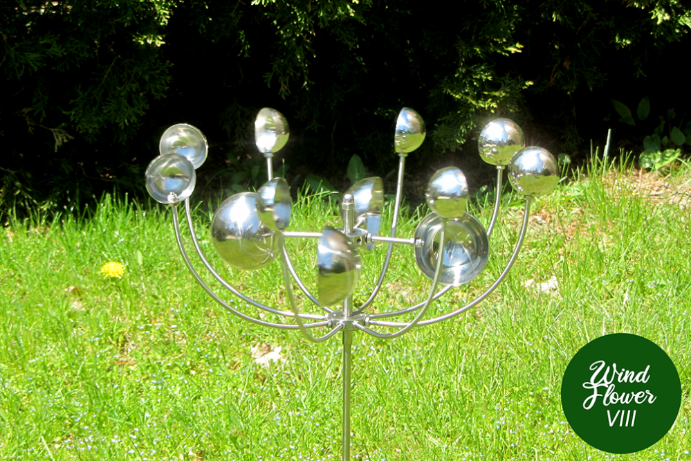 Kinetic Wind Flower Kinetic Garden Spinner VIII