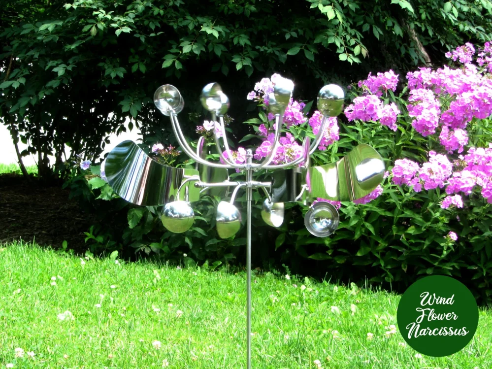Wind Flower , Kinetic Wind Spinner