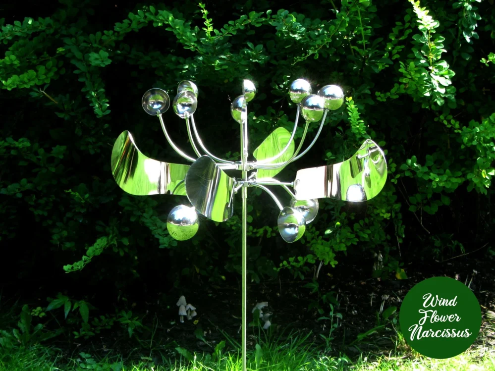 Wind Flower , Kinetic Wind Spinner